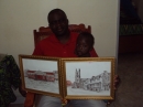 Reverend Zembeni with his daughter.